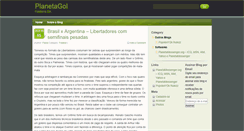 Desktop Screenshot of blog.planetagol.com.br