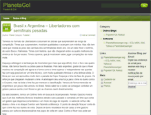 Tablet Screenshot of blog.planetagol.com.br